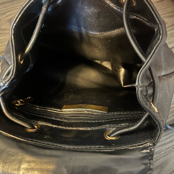 Vintage 1990s Pierre Balmain Leather Backpack